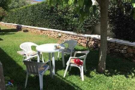 Forcat Apartamento Bajo Con Jardin Y Piscina Ciutadella  Bagian luar foto