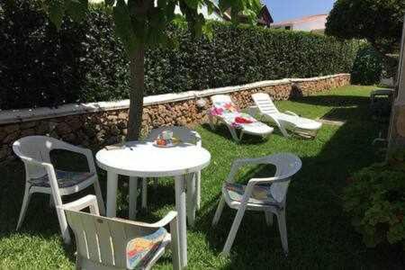 Forcat Apartamento Bajo Con Jardin Y Piscina Ciutadella  Bagian luar foto
